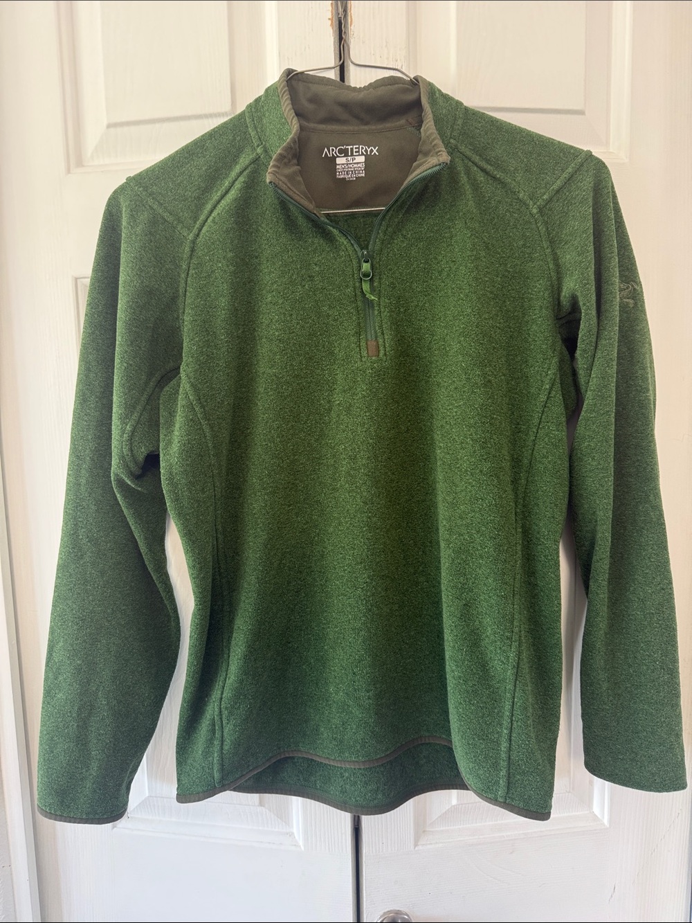 Arc'teryx Endocon Green Quarter-Zip Fleece Pullover
